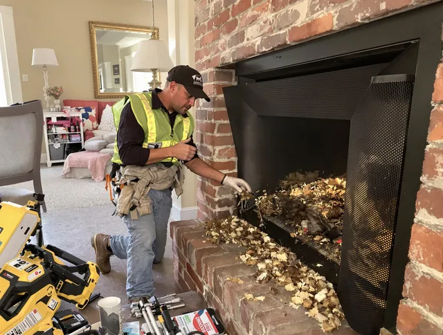 Safe screening installation by Fullerton Chimney Sweep in Fullerton, CA