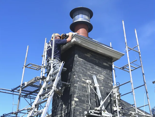 Sturdy chimney crown finished by Fullerton Chimney Sweep in Fullerton, CA