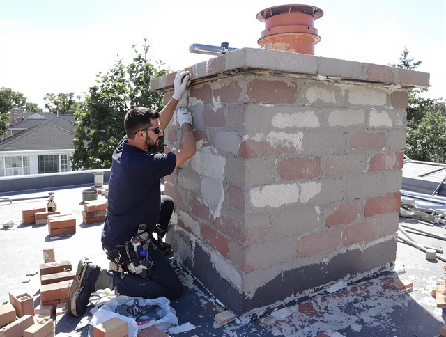 Advanced chimney repair process by Fullerton Chimney Sweep in Fullerton, CA