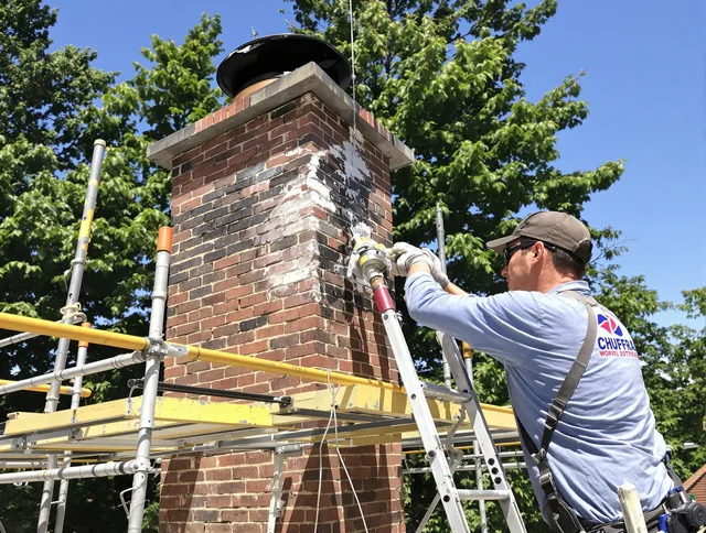 Structural chimney repair by Fullerton Chimney Sweep in Fullerton, CA
