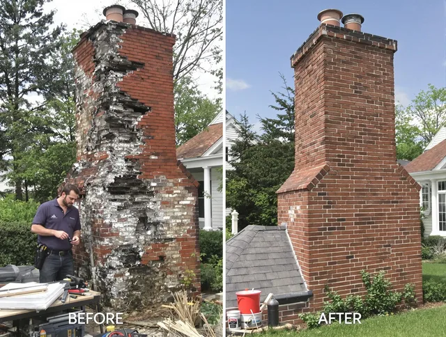 Fullerton Chimney Sweep performing a full chimney restoration in Fullerton, CA